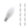 Crompton Lamps LED Candle 5W B15 Dimmable (10 Pack) Warm White Opal (40W Eqv)