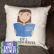 Personalised Cushion Gift For Book Lovers