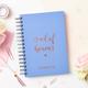 Personalised Script Maid Of Honour Notebook