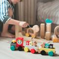 Sustainable Wooden Pull Along Train Toy