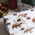 'Wandering Bears' Luxury, Recycled Wrapping Paper Pack