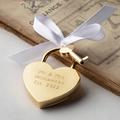 Personalised Lovers' Padlock, Gold/Silver