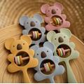 Silicone 100% Food Grade Baby Teether Rattle