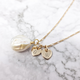 Gold Vermeil Plated Pearl Wedding Gift Necklace, Gold