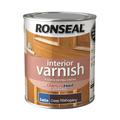 Ronseal Interior Varnish Satin Deep Mahogany - 750ml