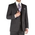 Pierre Cardin Regular Fit Charcoal Grey Twill Men's Suit Jacket