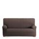 Housse de canapé 3 places extensible marron 180 - 260 cm