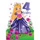 4 Today Princess Birthday Card - Simon Elvin