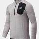 Mens Run Grid Back Half Zip