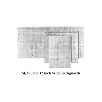 Garland M51DDBG Master Series Backguard/ Flue Riser, 34 1/2" X 51"W, Stainless Steel