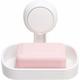 Soap Dish With Suction Cup Drill Free & Reusable 1 Second Installation Shower Soap Holder 360 ° Rotation 5KG Unable Load Tile Support Shower Wall