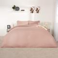 Plain Dyed Duvet Cover Cover with Pillowcase Set