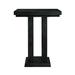 American Heritage Bar Height 34" Solid Wood Pedestal Dining Table Wood in Black | 42.5 H x 34 W x 34 D in | Wayfair ALTAPUB-BA