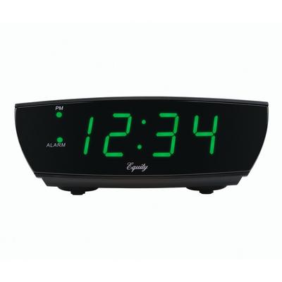 Equity by La Crosse 75902 Green LED 0.9 Inch Digital Alarm Clock