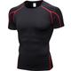 Men Short Sleeve Running Shirt Quick Dry Training T Shirt Fitness Shirt Sport Tops Tight Tees Gym Clothing Sportswear