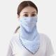 Outdoor Riding Face Mask Summer Printing Neck Sunscreen Scarf Mask Breathable Quick-drying