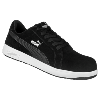 Chaussures de sécurité Iconic Suede S1PL Puma noires