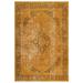 Orange 59 x 31 x 0.31 in Area Rug - East Urban Home Delossantos Oriental Machine Woven Velvet Area Rug | 59 H x 31 W x 0.31 D in | Wayfair