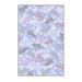 Purple/Red Rectangle 3'11" x 5'11" Area Rug - East Urban Home Aaizah Floral Machine Made Flatweave Area Rug in 71.0 x 47.0 x 0.31 in white | Wayfair