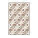 Brown/Red 63 x 0.31 in Area Rug - East Urban Home Mcnew Moroccan Machine Made Power Loom Area Rug in Beige/Red | 63 W x 0.31 D in | Wayfair