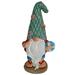 Trinx Guilbelopez Resin Beach Gnome, Five Color Lights Status Resin/Plastic in Blue | 11.5 H x 6 W x 4.5 D in | Wayfair