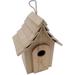 Millwood Pines Omprakash Cottage Bird House - Natural Wood in Brown | 9 H x 7.8 W x 3.8 D in | Wayfair F7F8143203E04291B71AFE7A47390802