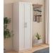 Millwood Pines Bystrc Armoire Wood in White | 70.87 H x 23.62 W x 16.93 D in | Wayfair CE17044947124997A245F4F0C7EB29A5