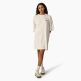 Dickies Women's Mapleton T-Shirt Dress - White Size XS (FMR11)