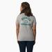 Dickies Women's Heavyweight Workwear Graphic T-Shirt - Heather Gray Size 2Xl (FS48R)