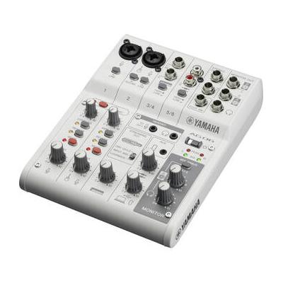 Yamaha AG06MK2 6-Channel Mixer and USB Audio Interface (White) AG06MK2 W