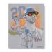 Pete Alonso New York Mets Unsigned 16" x 20" Photo Print - Designed by Artist Maz Adams