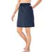 Plus Size Women's Taslon® Cover Up Skirt by Swim 365 in Navy (Size 26/28)