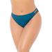 Plus Size Women's Triple String Swim Brief by Swimsuits For All in Blue Grey (Size 22)