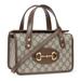 Gucci Bags | Gucci Horsebit 1955 Gg Mini Top Handle Bag In Brown | Color: Brown/Tan | Size: Os