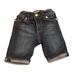 Levi's Bottoms | Levis Girls Bermuda Shorts Jeans 3t Dark Blue With Sparkles Flappockets Toddler | Color: Blue/Silver | Size: 3tg