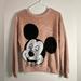 Disney Sweaters | Disney’s Mickey Mouse Soft Sweater | Color: Black/Pink | Size: S