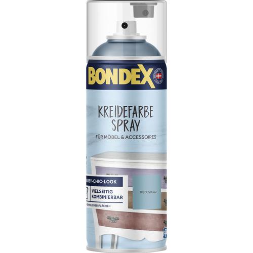 "BONDEX Kreidespray ""Kreidefarbe"" Farben Gr. 0,4 l, blau (mildes blau) Farben Lacke"