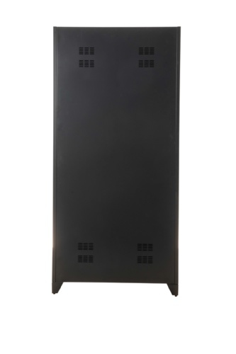 Jet-Line Aktenschrank Garderobenschrank Lagerschrank Spind ODESSA dunkelgrau 2-türig Image