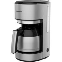 GRUNDIG Filterkaffeemaschine KM 5620 T, grau (schwarz, edelstahlfarben), 1 l, 8 Tasse(n), Kaffeemaschinen