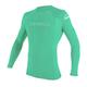 O'Neill Youth Basic Skins L/S Rash Guard - Light Aqua, 10