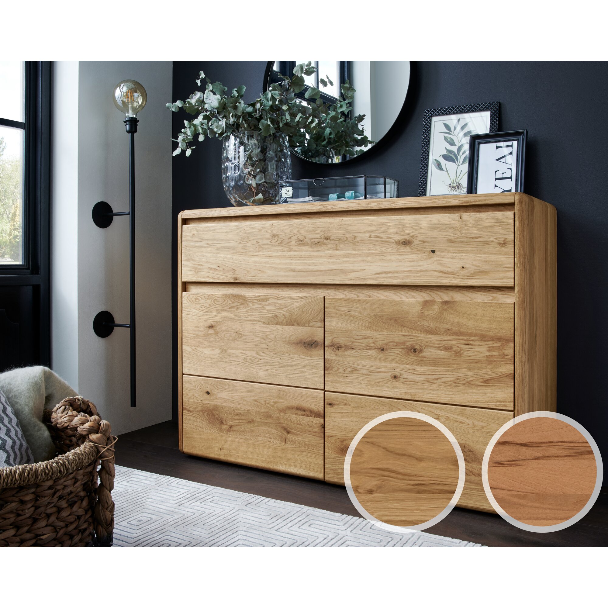 Forestales »Camano« Kombi-Kommode I Wildeiche Image