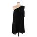 Spirit of Grace Casual Dress: Black Solid Dresses - Women's Size Medium