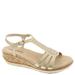Easy Street Dorinda - Womens 9.5 Gold Sandal W
