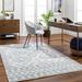 Elin 5' x 7'6" Arctic Stone/Nickel/Eggplant/Dark Gray/Smoke/White/Light Slate/Black Area Rug - Hauteloom