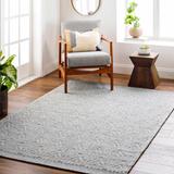 Peri 6' x 9' Modern Light Gray/Black White/Dark Gray/Eggplant/Multi Brown/Gray/Cream/Black Area Rug - Hauteloom