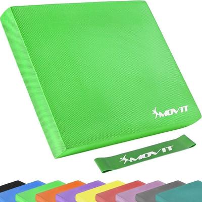 Movit - Balance Pad Sitzkissen grün mit Gymnastikband