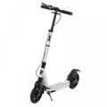 Teen/Adults Aluminium Folding Kick Scooter w/ Shock Mitigation System Silver - HOME CO | TJ Hughes