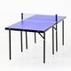 Folding Mini Ping Pong Table Set Compact Tennis Top Professional Net Games Sports Training Play Blue - MAXFIT | TJ Hughes