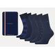 Navy 5-Pack Gift Box Stripe Dot Socks