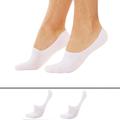 DIM 2-Pack of Invisible Liner Bobby Socks - White 39/42